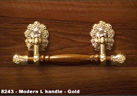 8243 - Modern L-handle - gold