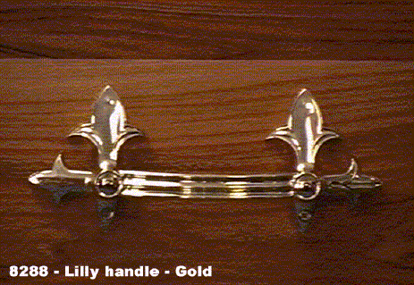 8288 - Lilly handle - gold