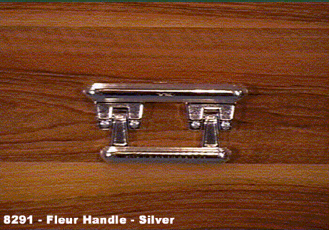 8291 - Fleur handle - silver