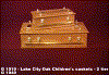 Lake City oak children's caskets - 2 tier